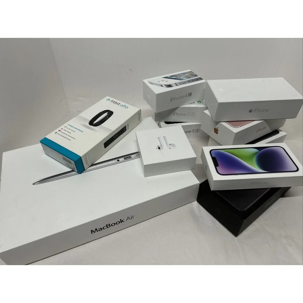 BOXES ONLY Apple Product Box 11 Empty Box Lot iPhone MacBook AirPods‎ BOXES ONLY